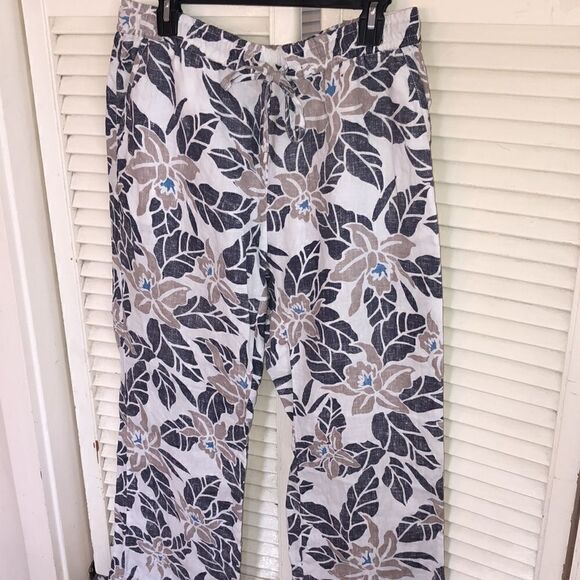 Tommy Bahama 💯% Wrinkle Resistant Linen Pants 2 Pockets. Relaxed 😎 Fit & 👀 - Picture 4 of 17